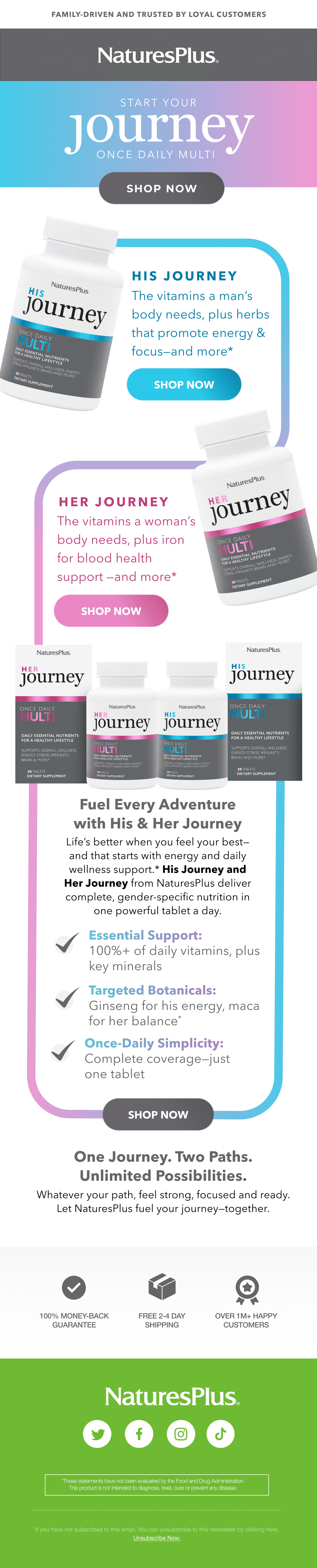 Her Journey Email